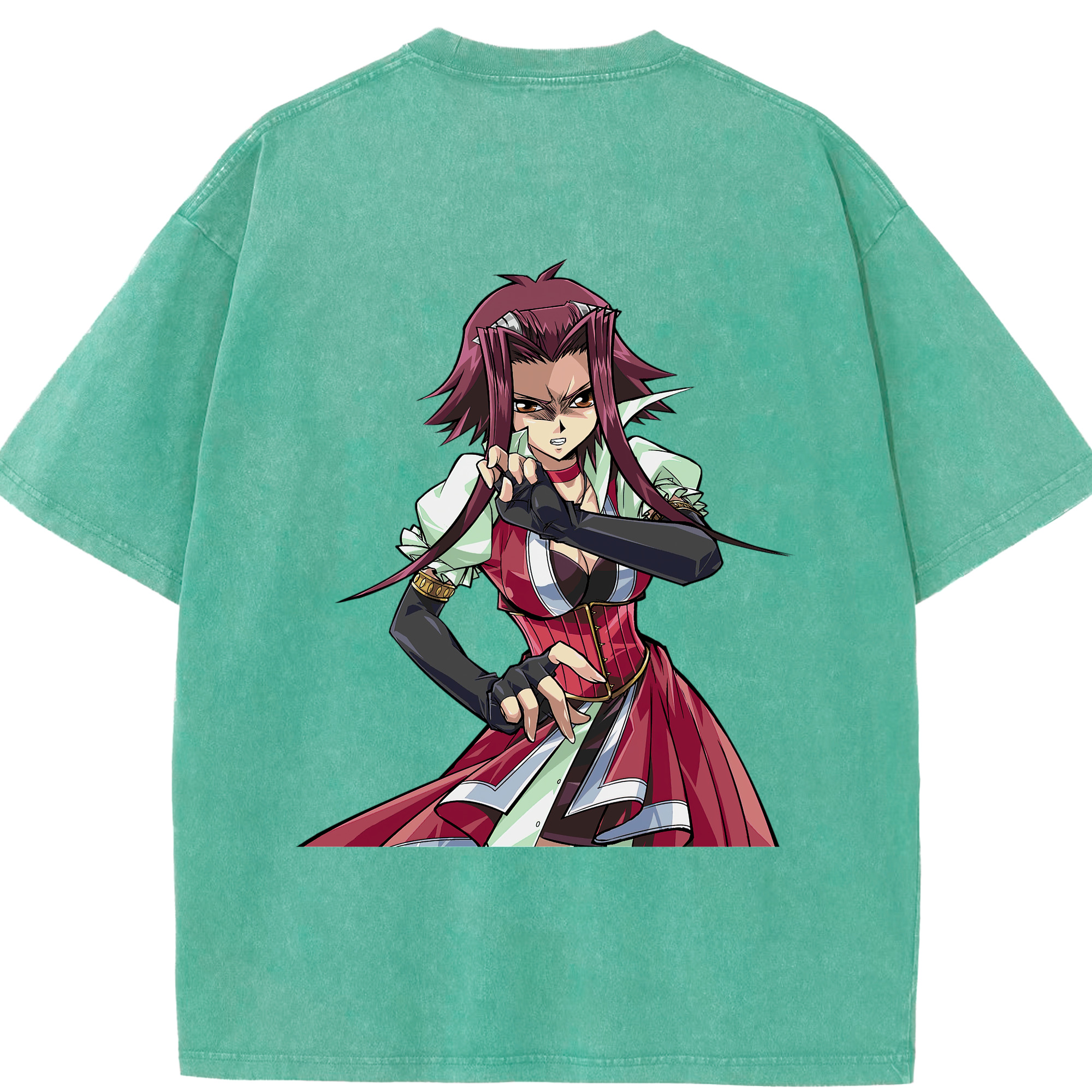 （画像用） 遊☆戯☆王 Yu-Gi-Oh! 綿100% ヴィンテージ風 半袖Tシャツ（背面プリント）
